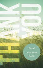 Thank You Transparent Meadow