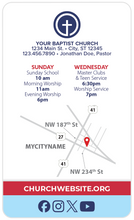 Gospel Tract Patriotic State Card-Florida Gospel Tract - Map