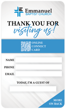Connect Card More Information