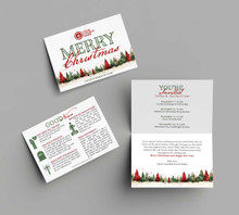 Christmas Watercolor Treeline with Events