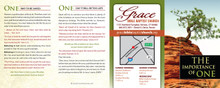 Back panel of “The Importance of One – Cliff” gospel tract