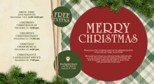 Merry Christmas Green Plaid