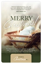 Merry Christmas Manger
