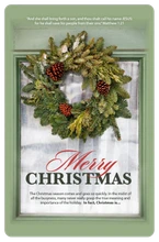 Merry Christmas Door Wreath