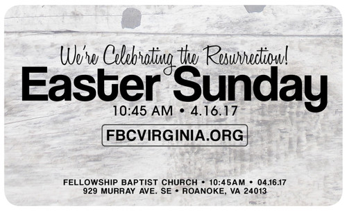 Gospel Card Wood