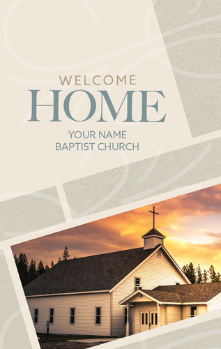 Welcome Home Pastor Greeting Swirl