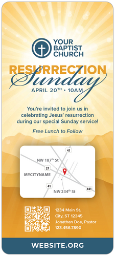 Resurrection Invite Mountain Sunshine