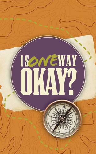 Front cover of “Is One Way Okay? – Compass” gospel tract