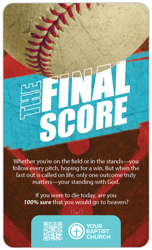 Final Score Baseball Card