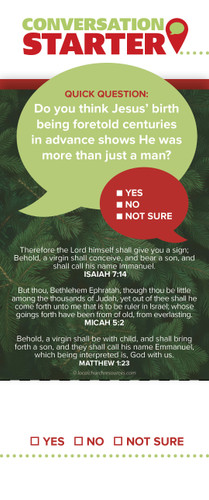 Conversation Starter-Jesus Birth Foretold