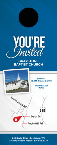 You're Invited Blue