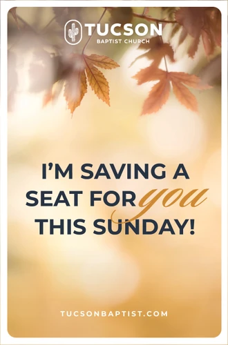 Saving a Seat For You Fall