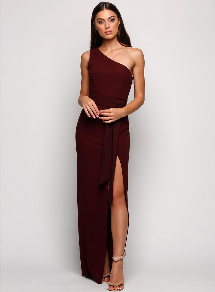 Topia One Shoulder Pencil Dress By Samantha Rose