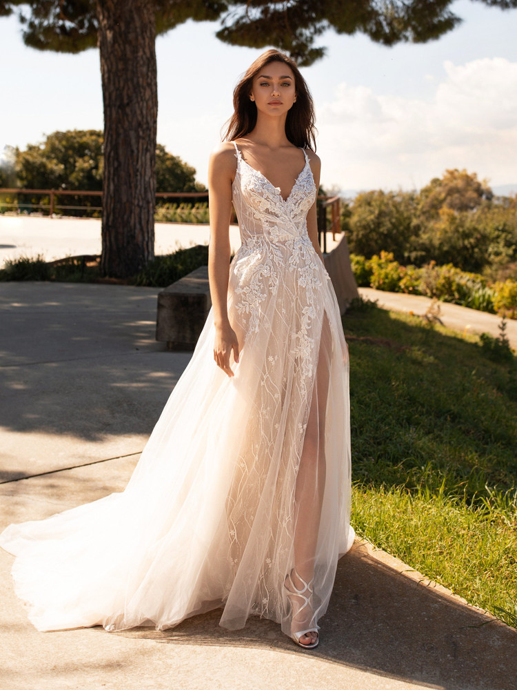 pronovias flower dress