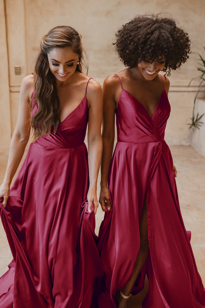 Suva TO875 Bridesmaids Dress by Tania Olsen in Wine
