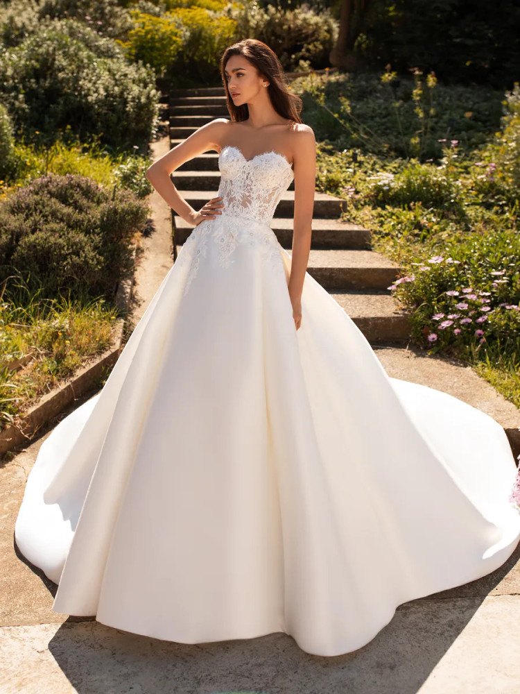 Phoenicia Gown by Pronovias with Jacket