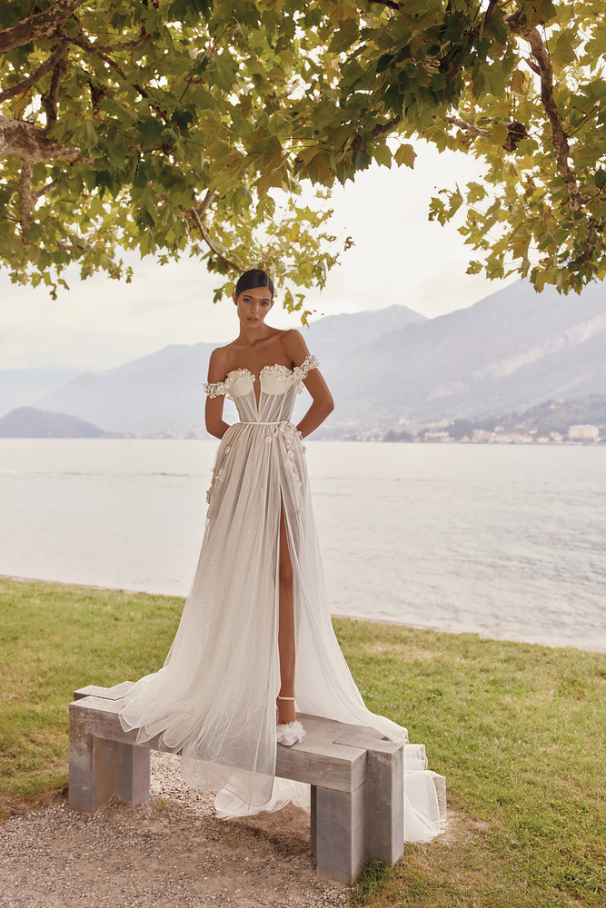Vincenza bodysuit with Amber Lined Skirt 2PCS Wedding Dress