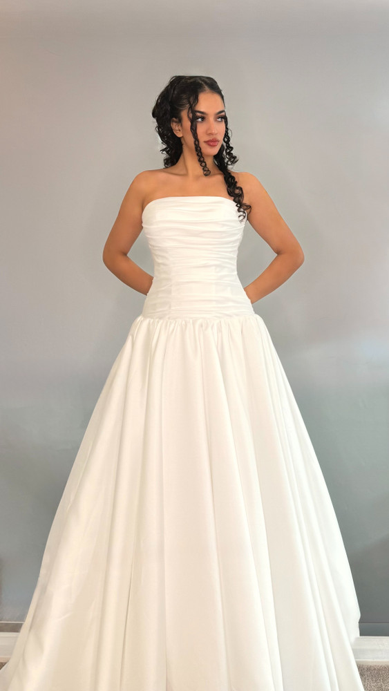 Tinna Low Waisted Wedding Dress 