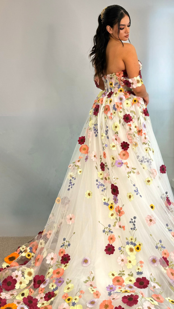 Cecilia  Sweet Heart 3D Ball Gown Wedding Gown