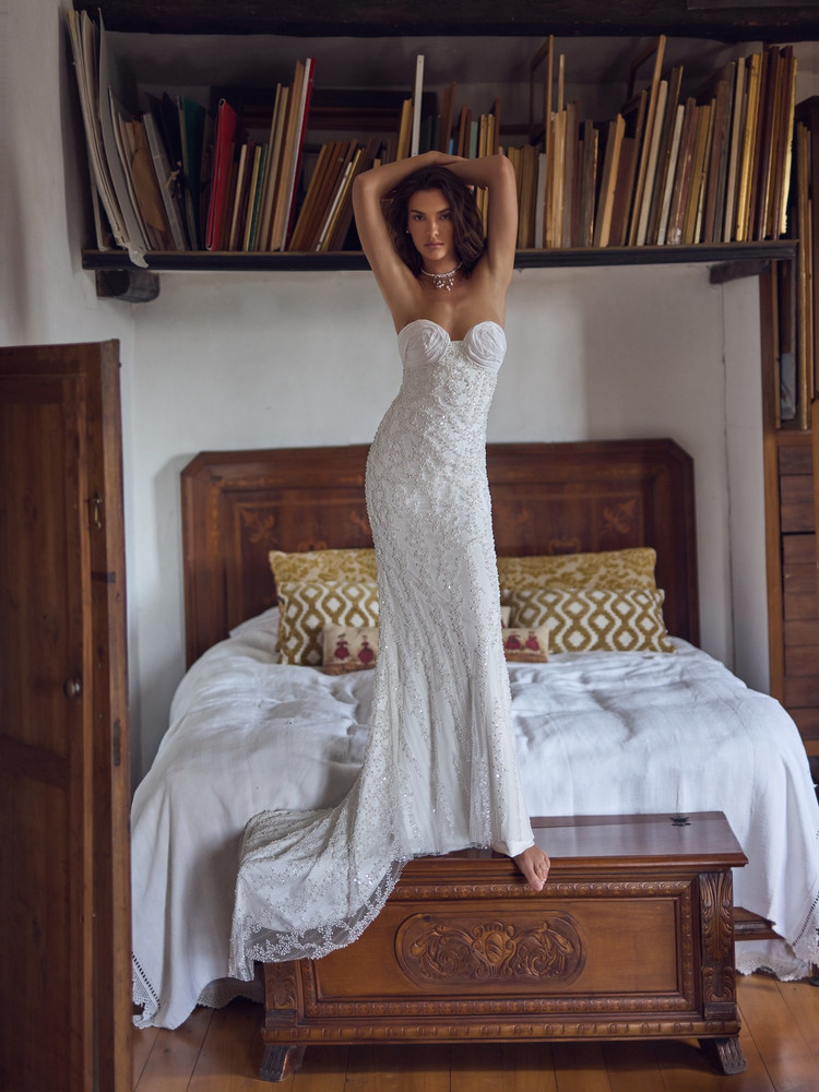 Ithaca Mermaid Wedding Dress with optional Train by Wona Concept -
