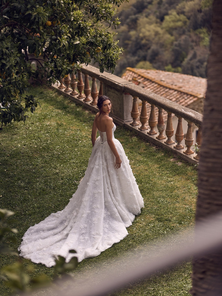 Hecate Corest Basque Waist Wedding Dress by Wona Concept
