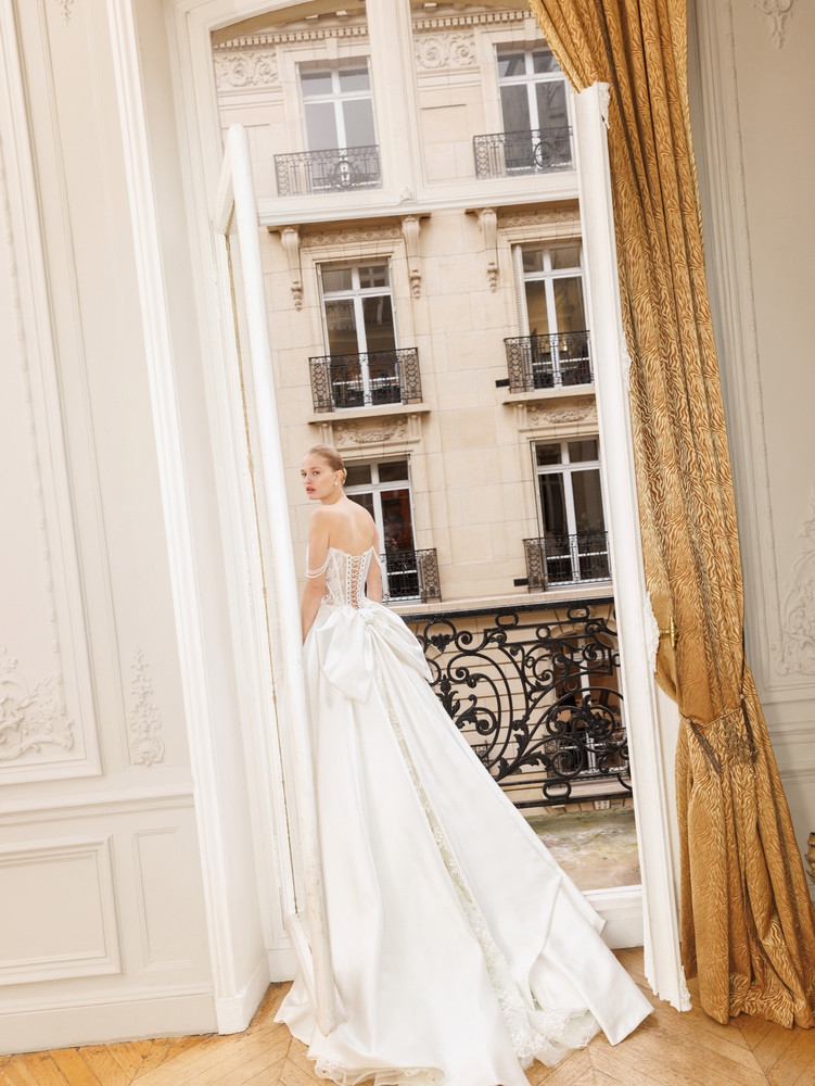 Pallada Mermaid Lace Wedding Dress with optional Overskirt by Wona Concept - Dress only 