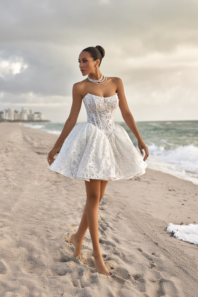 Kylie Mini Wedding Dress by Oksana Mukha