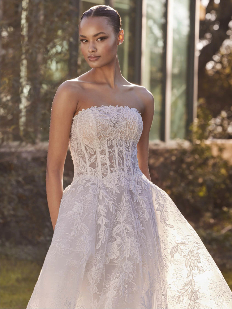 Dabri A-line Lace Wedding Dress by Pronovias 
