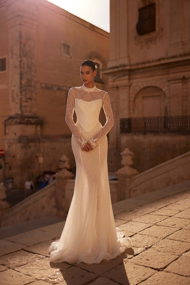 Jacline Wedding Dress by Anne-Mariee (mermaid set)