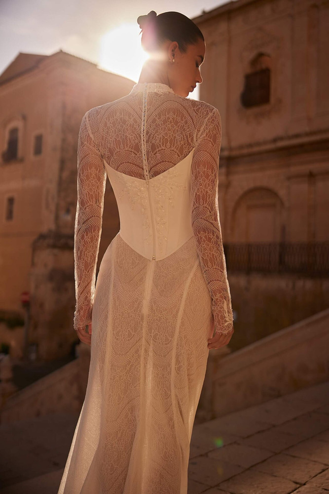 Jacline Wedding Dress by Anne-Mariee (mermaid set)