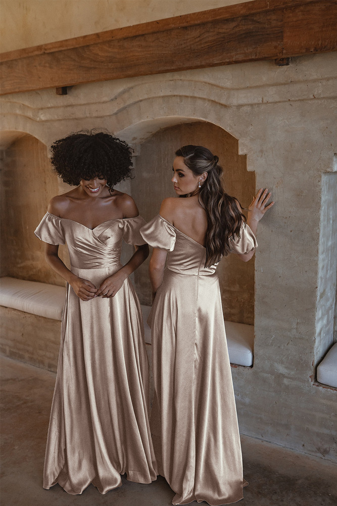 Lagos TO873 Bridesmaids Dress by Tania Olsen in Champagne