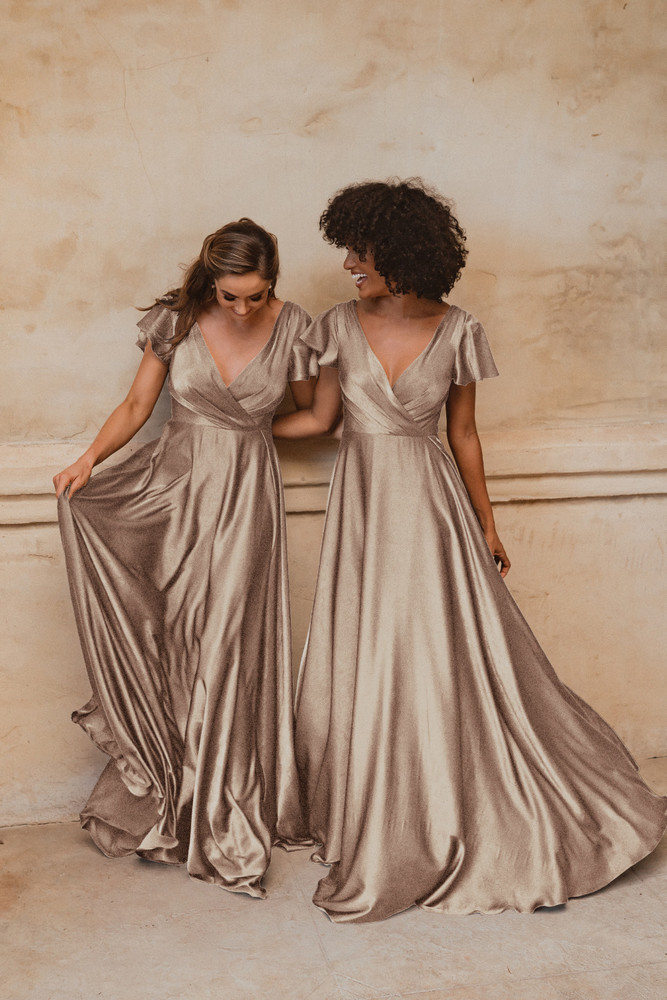 Auckland TO872 Bridesmaids Dress by Tania Olsen in Champagne