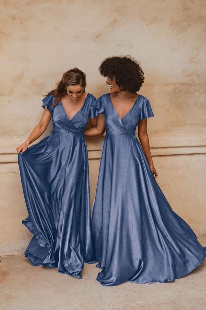 Auckland TO872 Bridesmaids Dress by Tania Olsen in Dusty Blue