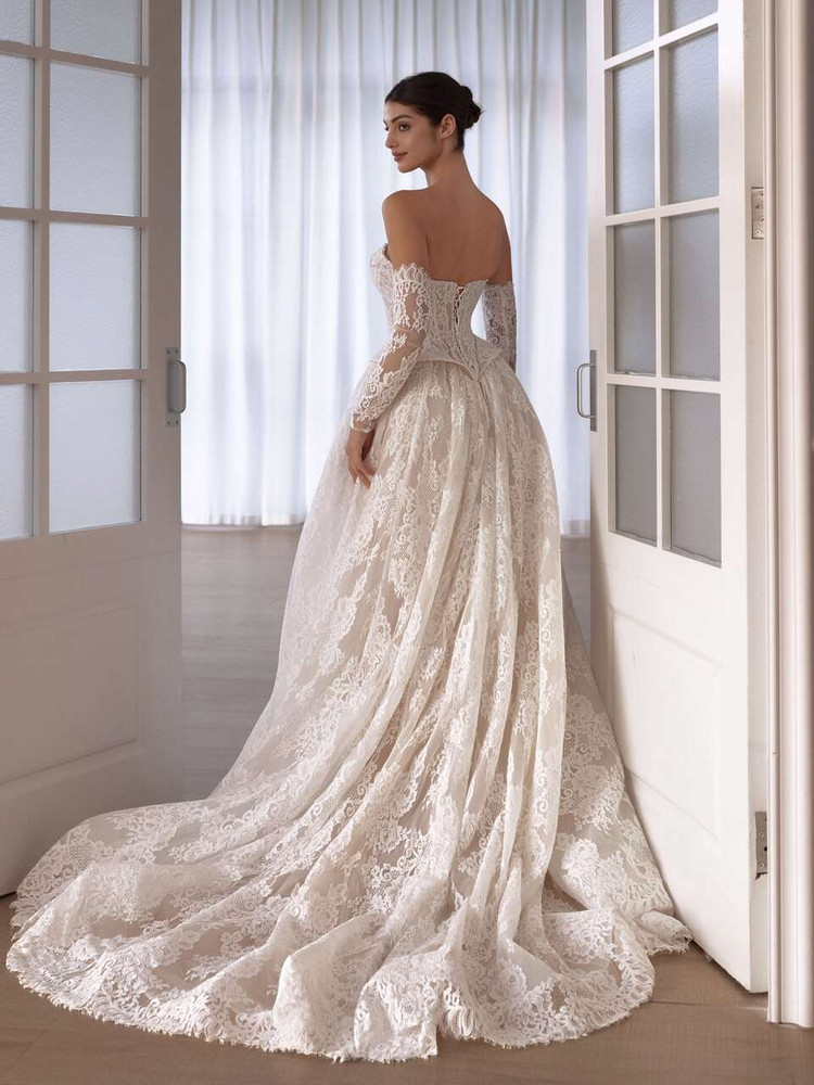 Parker Lace Ballgown 2pcs Wedding Dress 