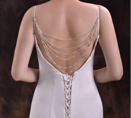 Detachable Bridal Beaded Sleeves style 43