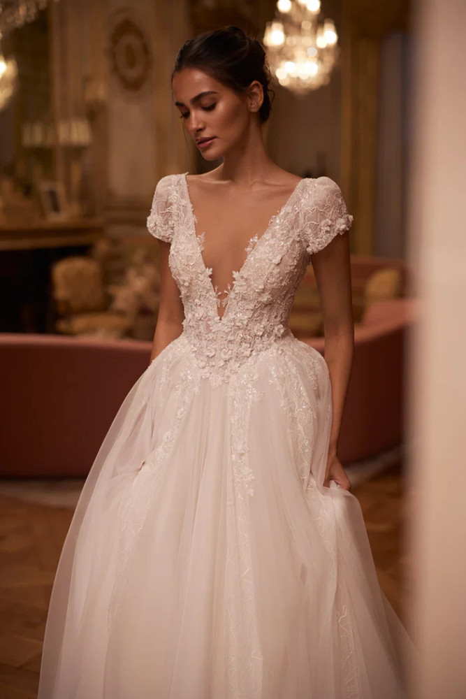 Ellen A-Line Wedding Gown by Luce Sposa ( pre-order now)