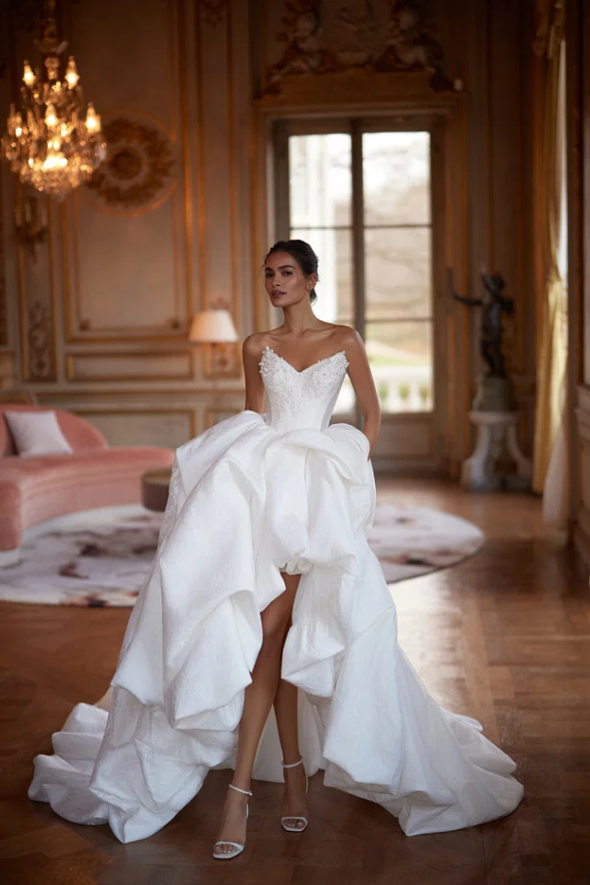 Alana Mikado Asymmetricalby Princess Wedding Dress Luce Sposa