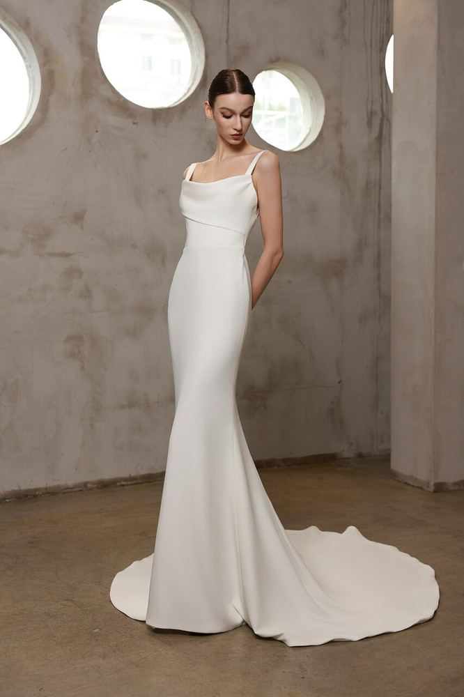 Goldie Crepe Merma Wedding Dress