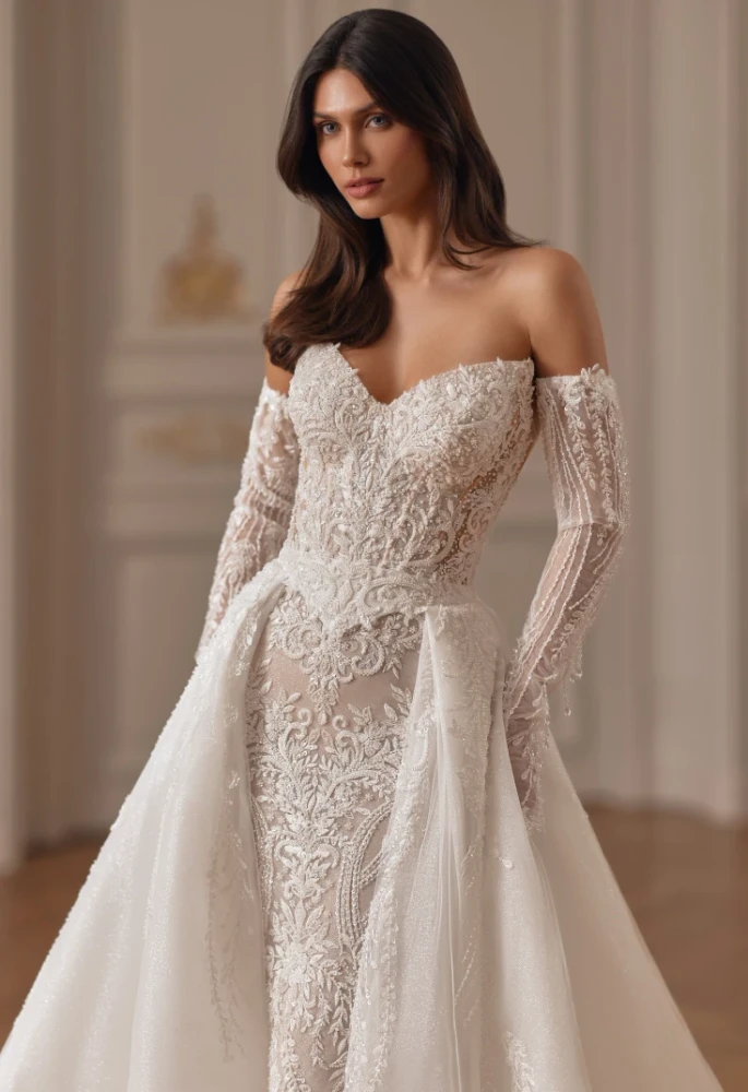 Gleam  Wedding Gown By Pollardi Bridal 