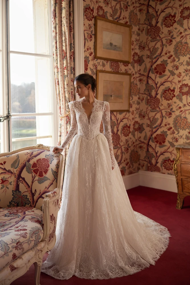 Leticia Long Sleeves Wedding Gown by Luce Sposa