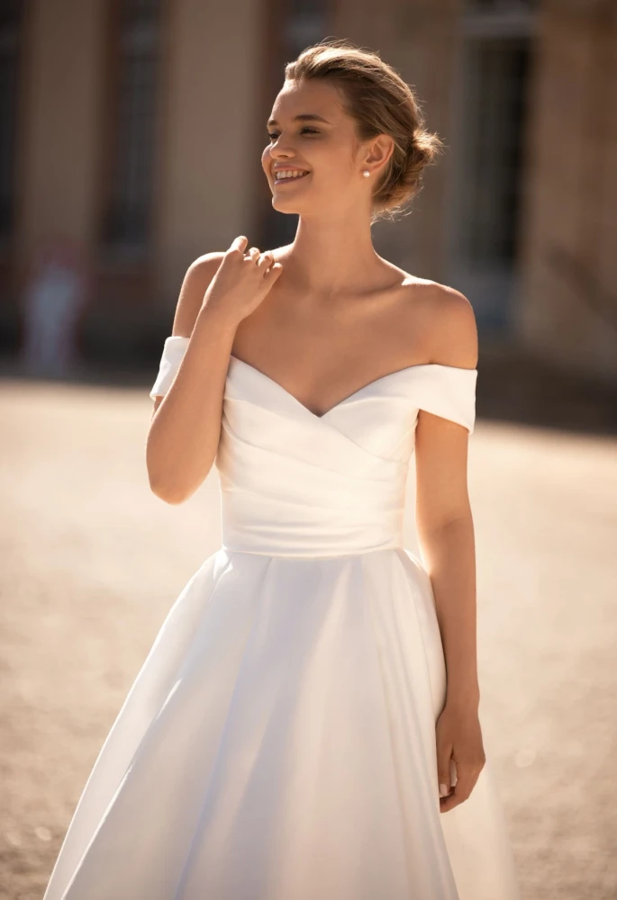 Amélie Mikado Wedding Gown By Pollardi Bridal (online Only)