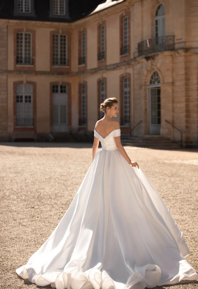 Amélie Mikado Wedding Gown By Pollardi Bridal 