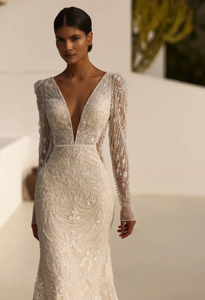 Magic Affection Long Sleeves Wedding Dress By Ida-Torez By Pollardi Bridal (online only)