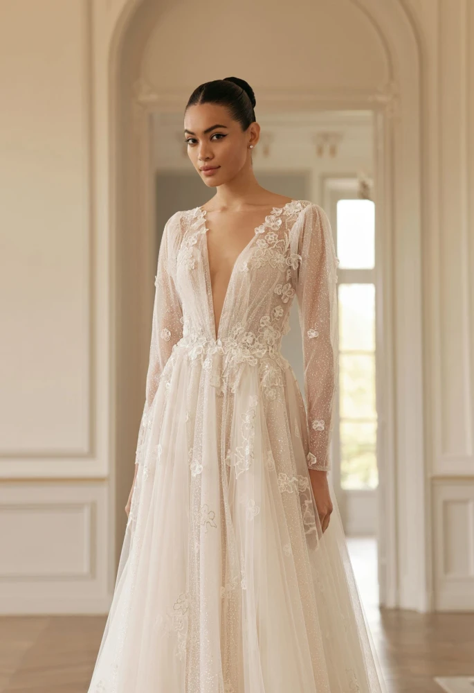 Estou Wedding Gown By Ida- Torez By Pollardi Bridal