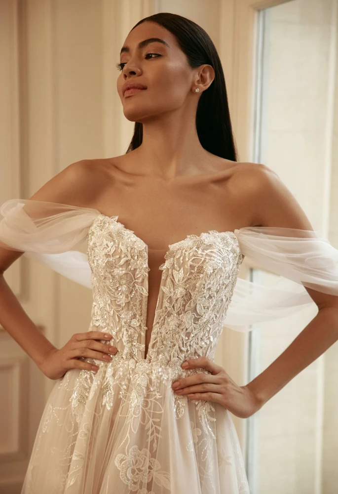 Sansiera Wedding Gown By Ida- Torez By Pollardi Bridal 