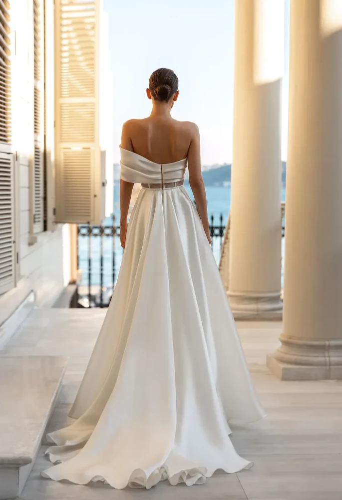 Excitementa  Prado organza Wedding Gown By Ida- Torez By Pollardi Bridal (online only) 