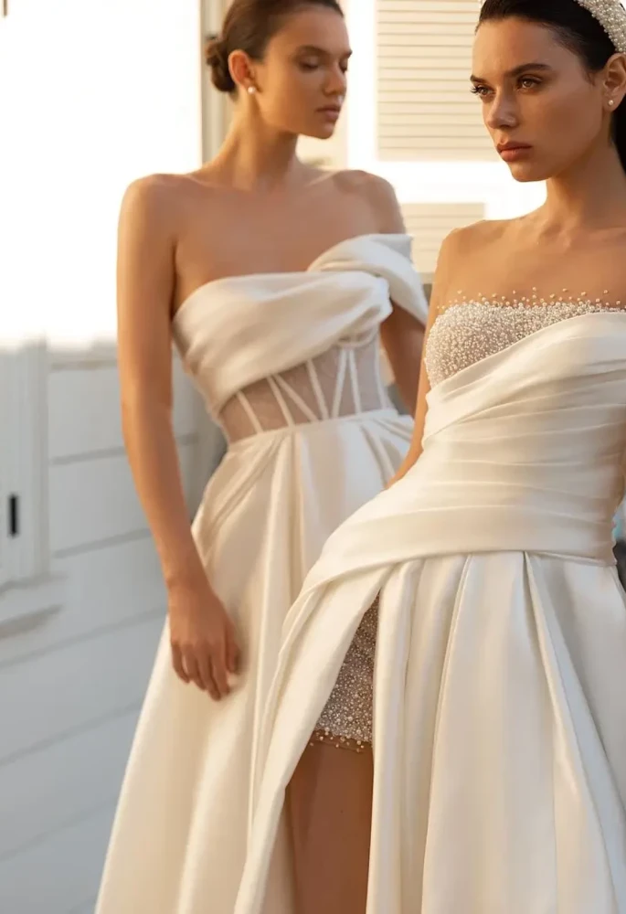 Excitementa  Prado organza Wedding Gown By Ida- Torez By Pollardi Bridal 