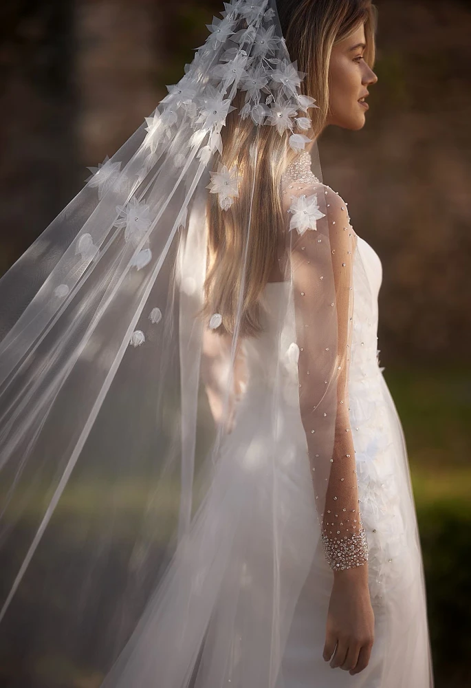 Moonlight magic  Wedding Gown By Daria Karlozi by Pollardi Bridal 