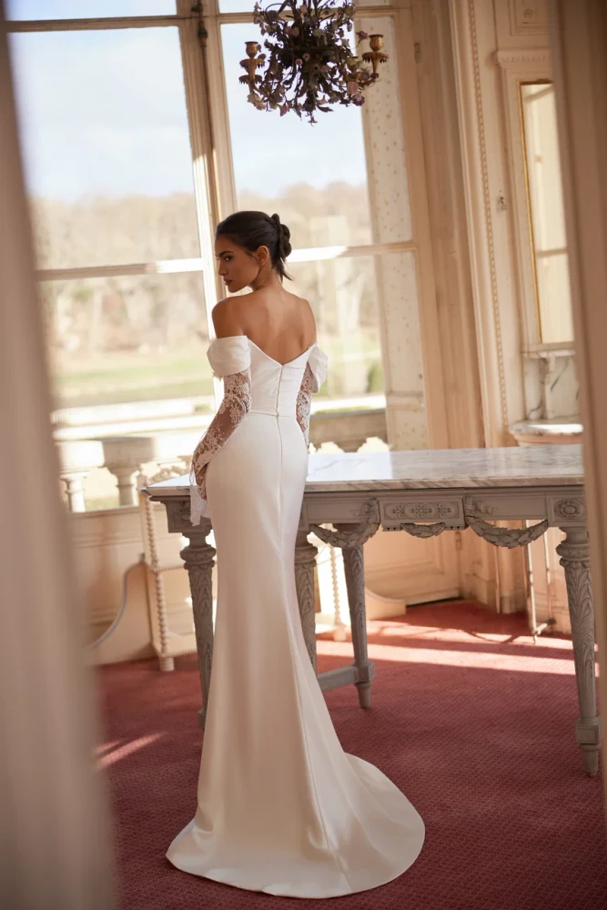 Viva Satin Wedding Gown by Luce Sposa