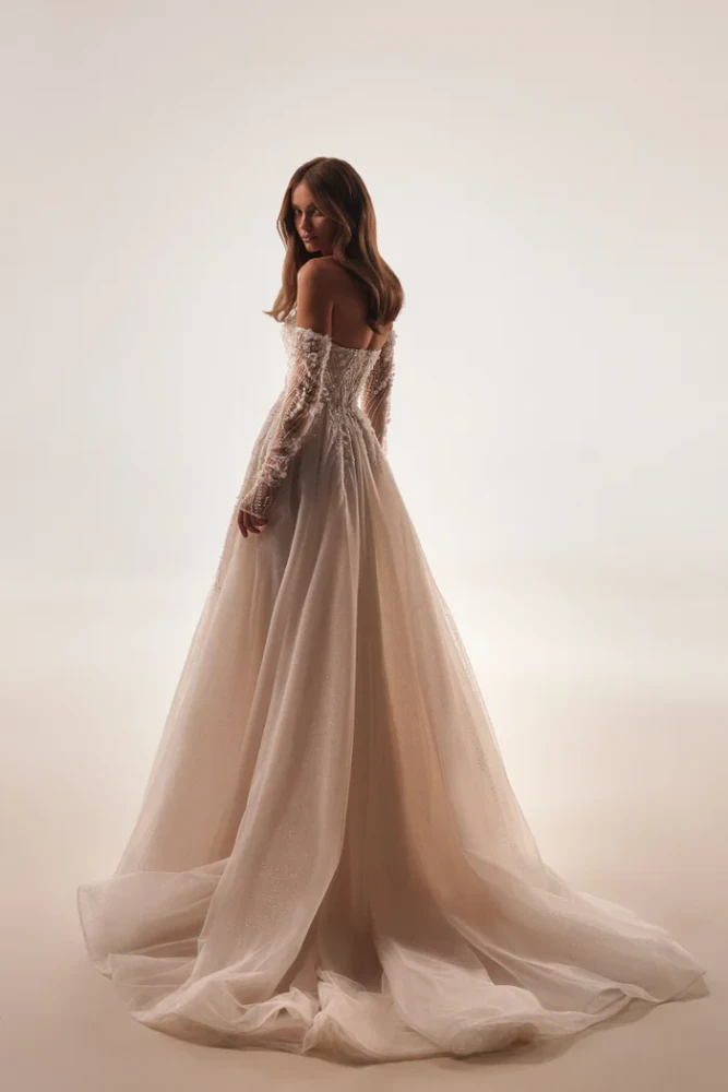 Vanessa Wedding Gown by Luce Sposa  (online only) (optional skirt, gloves)